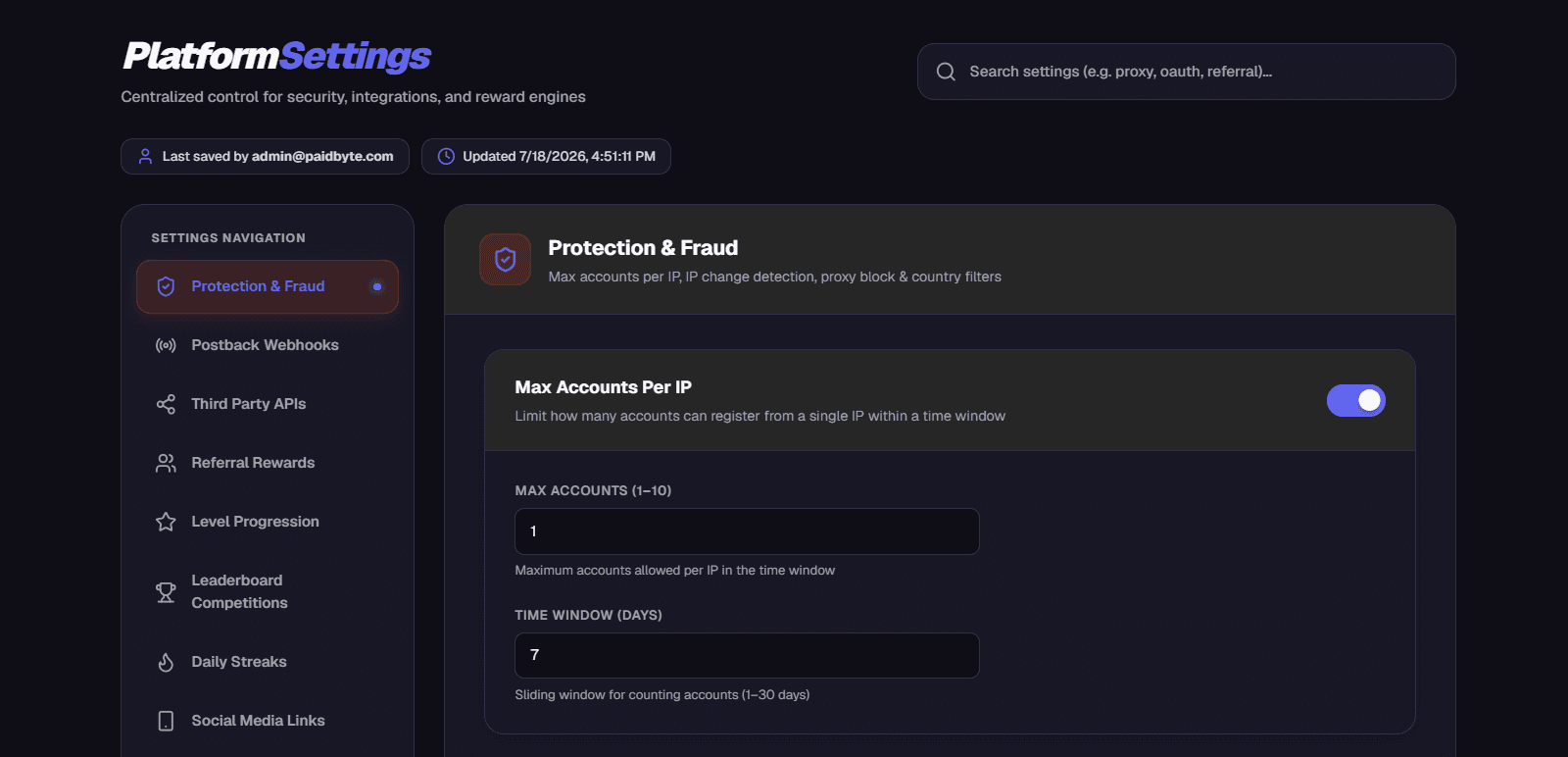 Anti-Fraud Tools